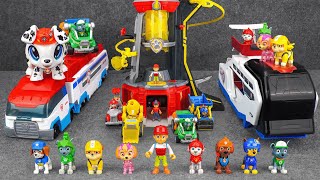 Unboxing Exclusive Paw Patrol Mighty Lookout Tower Set | Whale Patroller Toy, Big Transport Vehicle