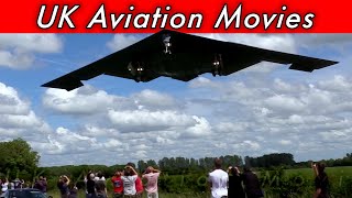 B-2 Spirit low approach &amp; landing