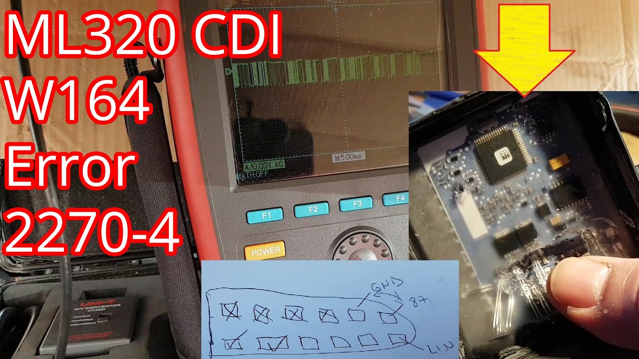 Mercedes ML320 CDI poor cold start. Fault finding and repair. - YouTube