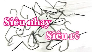 🟢 0913260614 zalo, Lưỡi Câu Cá Lóc, Mẫu Chống Vướng Điện, Nòng Điện, Anh Bảy Thép