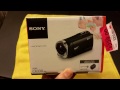 Sony Handycam HDR CX330 Unboxing