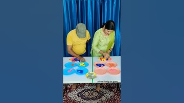 Balloons sorting out challenge 😀🥰😲 || #shorts