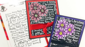 CHRISTMAS SENTIMENTS BACKGROUND