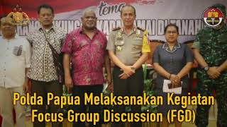 Polda Papua Melaksanakan Kegiatan Focus Group Discussion (FGD)