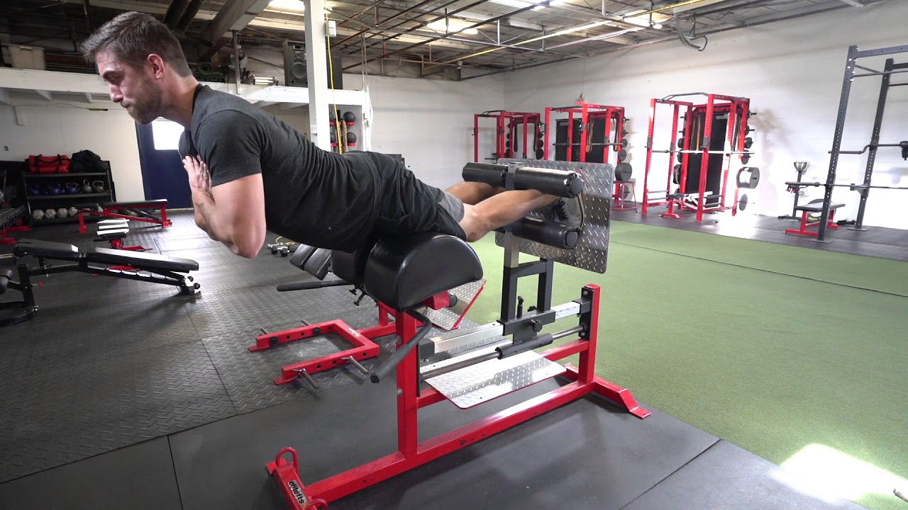 GHR With Straight Toes [Glute Ham Raise] - YouTube