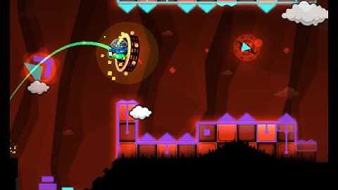 geometry Dash 2.1 SIMPLE SUN BY USERMATT18 DAILY LEVEL #1