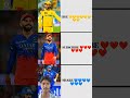 Csk 💛 vs Rcb ❤️ vs Mi 💙 | #dhoni #viratkohli #rohitsharma #cricketlover #captaincool #ipl #shorts
