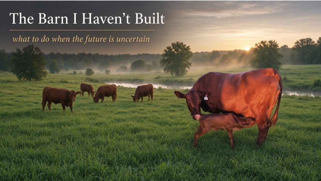 The Barn I Haven't Built, What To Do When The Future Is Uncertain