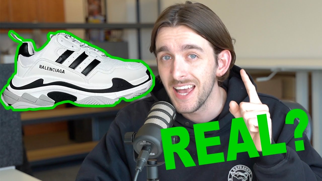 FIRST LOOK: Balenciaga x Adidas Triple S - YouTube