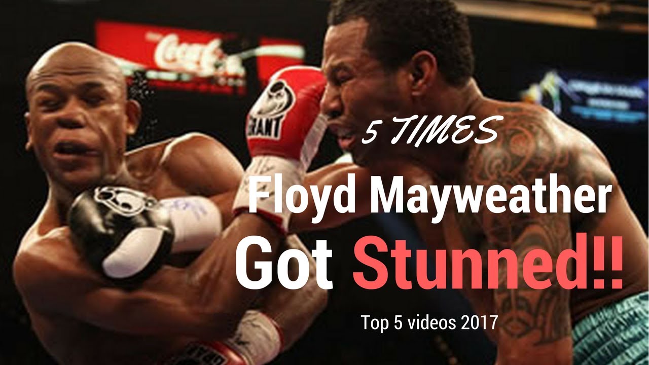 FLOYD MAYWEATHER GETS KNOCKED DOWN !! - YouTube