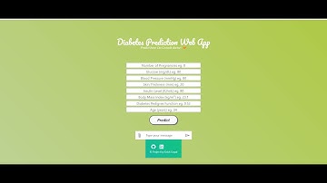 Diabetes-Prediction-Webapp-Demonstration