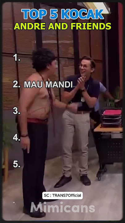 MOMEN KOCAK ANDRE TAULANY AND FRIENDS #shorts #viralvideo #hiburan