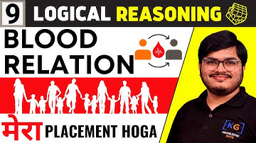🛑Lecture 9 - Blood Relation | Logical Reasoning | Mera Placement Hoga