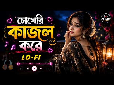 Chokheri Kajol Kore Lo-Fi Song | চোখেরি কাজল করে রাখিনি তোমায় ধরে | Tiktok Viral Gan | Lofi Song
