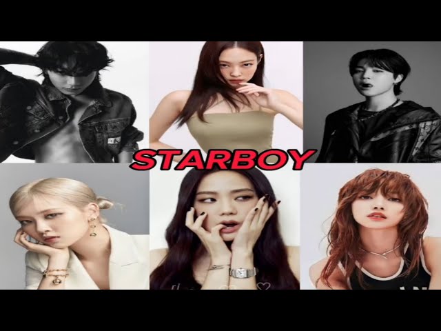 Jungkook, Jennie, Jimin, Rosé, Jisoo u0026 Lisa STARBOY [ AI version ] class=