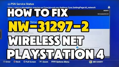 How To Fix PS4 NW-31297-2 Unable To Connect to wireless network