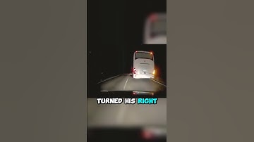 Bus Uses Turn Signal To Help Man Pass Him ❤️