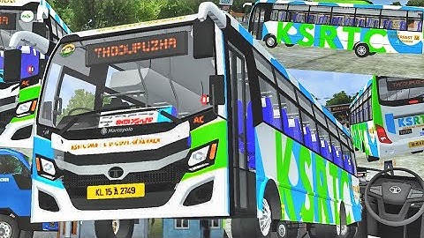 New Tata KSRTC MOD For Bus Simulator Indonesia | Free Mod | New Bus Mod For Bussid | #bussidmods