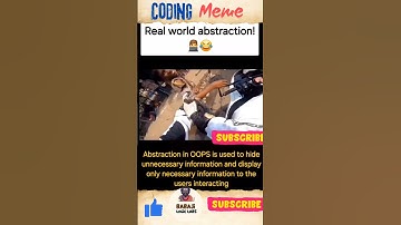 Real world oops abstraction example #funny #memes #shorts