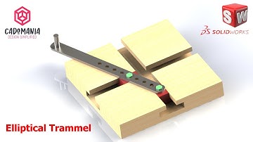 Creating and Assembling an Elliptical Trammel in SolidWorks: A Step-by-Step Guide #solidworks #cad