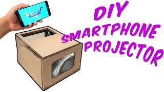 How to make a smartphone projector with cardboard | DIY | 5 tips for better results