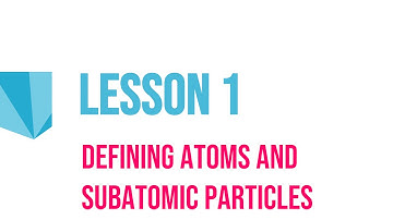 Term 2, Y8 Science - Lesson 1- Defining atoms and subatomic particles