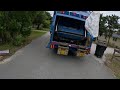 Garbage man gopro pov  lots of running today  heavy friday trash route