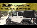 Supertop ultra by bestop convertible top for jeep wrangler jk