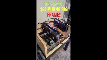 EASY $25 crypto mining rig frame
