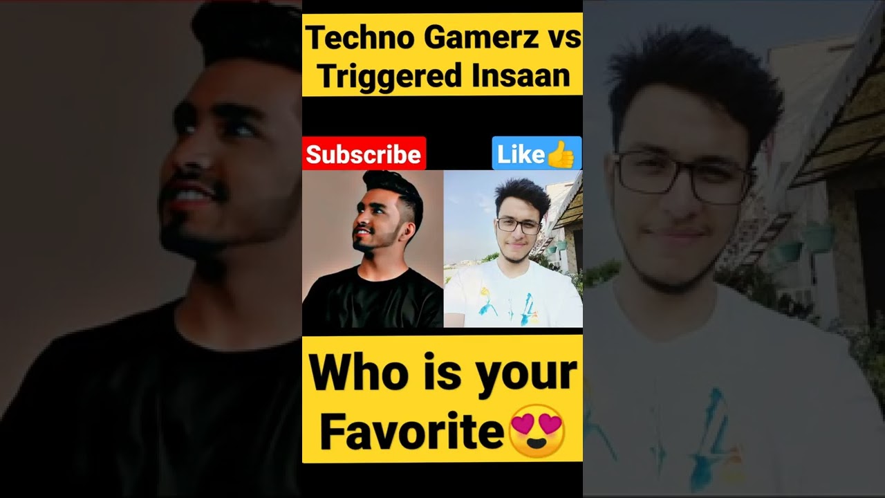 Techno Gamerz vs Triggered insaan | 