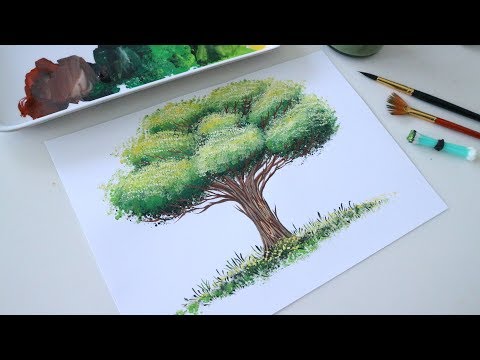 Video: Cách Vẽ Cây Và Lá Của Chúng