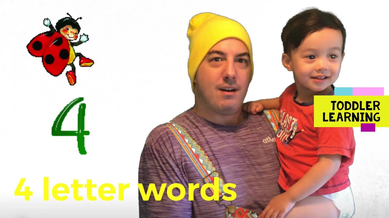 Four Letter Words || Preschool Learning || Kids Education Video - YouTube