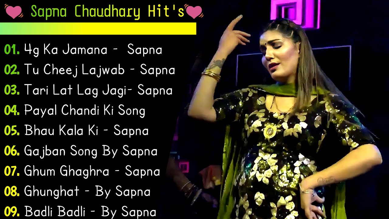 Sapna Choudhary New Songs  New Haryanvi Song Jukebox 2021  Sapna Choudhary Best Haryanvi Song 2022