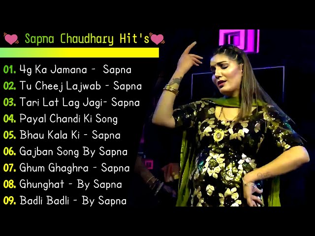 Sapna Choudhary New Songs | New Haryanvi Song Jukebox 2021 | Sapna Choudhary Best Haryanvi Song 2022 class=
