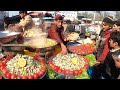 Popular Street food in Rainy day | Lunch in Afghanistan | Famous Channa Masala Chaat & Tasty Lobia