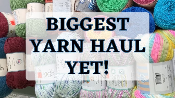 Hobby Lobby clearance yarn. Husband said I could get as much as I