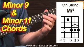 Minor 9 and Minor 11 Chord Shapes