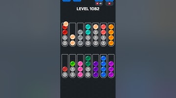 Ball Sort Puzzle nível 1082 #games #puzzle #pop #level #colors #automobile #gaming #gameplay #gamer