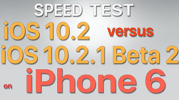 iPhone 6 : iOS 10.2 vs iOS 10.2.1 Beta 2 / Public Beta 2 Public Test Build # 14D15