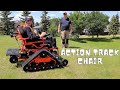 Trying out the Action Track Chair | all terrain wheelchair