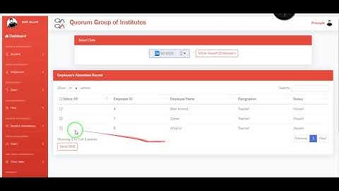 Institute Management System | Employee Attendance/Salary | (Asp.net Mvc/Core) Part-5
