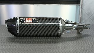 Yoshimura R77 SlipOn Exhaust Install and Sound | Motorcycle Superstore