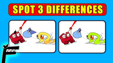 HOW GOOD ARE YOUR EYES SPOT 3 DIFFERENCES Alphabet Lore 4