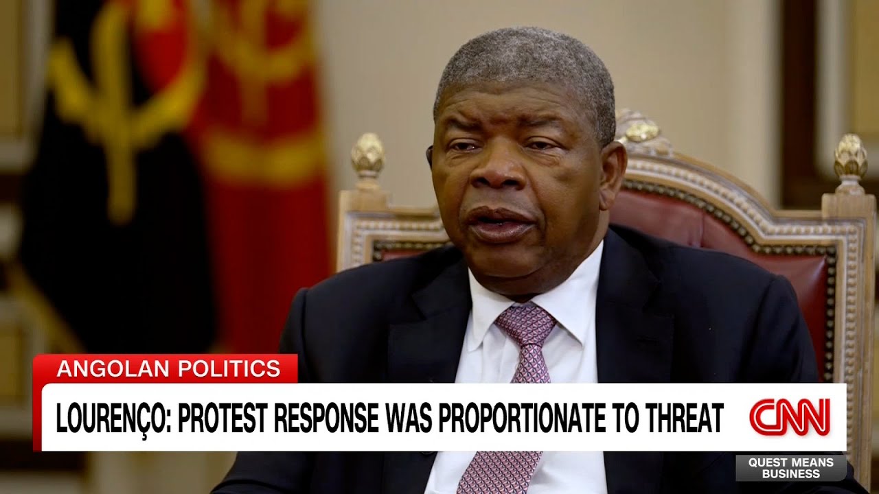 Angolan President João Lourenco Responds to Criticism of the Crackdown on Protests in July