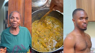 prepared Native Utazi Soup for my grandmother after she raised a false alarm that I beat her up.