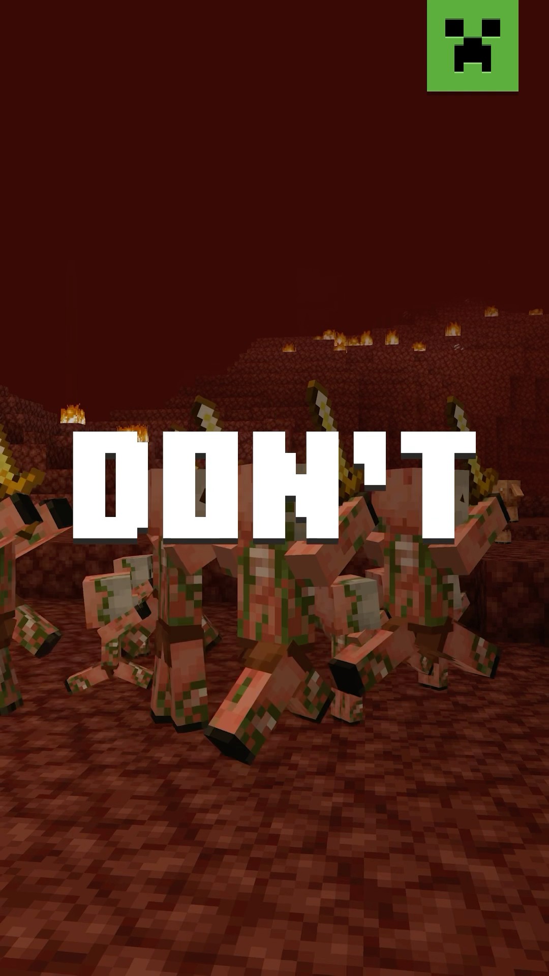 DON’T DO THIS IN MINECRAFT!