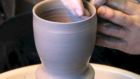 making a tea cup   yunomi