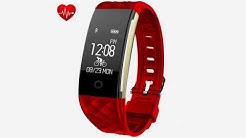 Fitness Tracker,Juboury Heart Rate Activity Tracker Touch Screen Wearable Pedometer Blu...