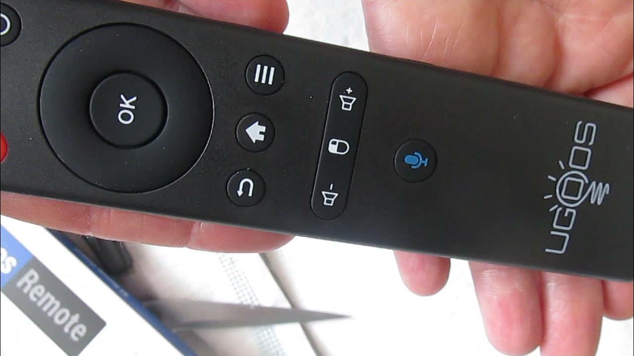 Как подключить пульт ugoos к приставке Bluetooth пульт UGOOS с голосовым управлением. Что лежит в коробке? - YouTube