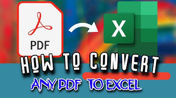How to convert PDF to excel with Wondershare PDFelement Professional 2021